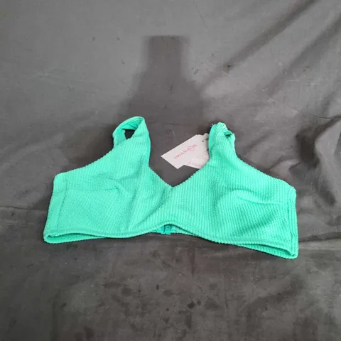 BRAVISSIMO CANCUN BIKINI TOP IN AQUA – UK 34E