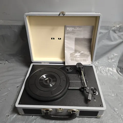 BUSH CLASSIC TURNTABLE IN GREY