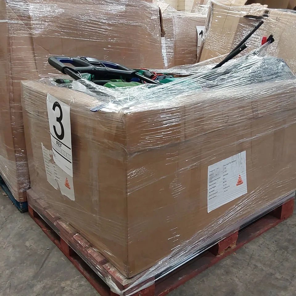 PALLET OF APPROXIMATELY 6 ASSORTED LAWN MOWERS