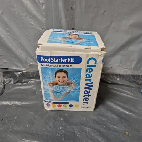 BOXED CLEAR WATER POOL STARTER KIT - COLLECTION ONLY