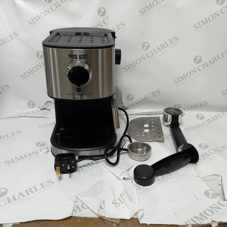 BOXED COOK'S ESSENTIALS PUMP ESPRESSO COFFEE MACHINE