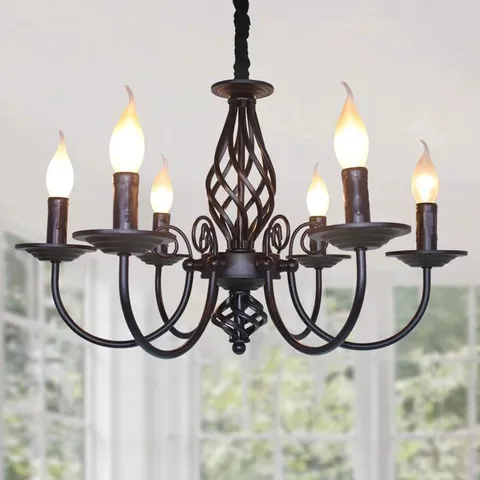 BOXED PELCHAT 6-LIGHT CANDLE STYLE CHANDELIER