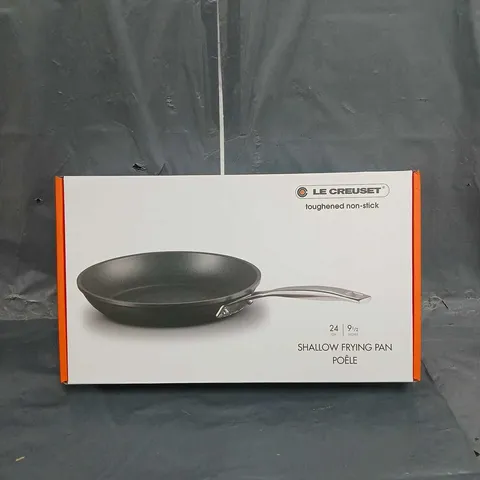 BOXED LE CREUSET TOUGHENED NON-STICK SHALLOW FRYING PAN 24CM