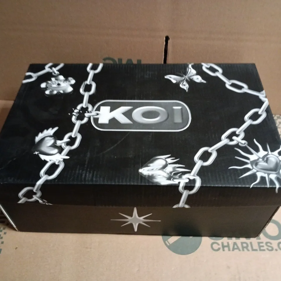 BOXED KOIABBOT MEN'S CHUNKY MARY JANE'S IN BLACK - UK 9