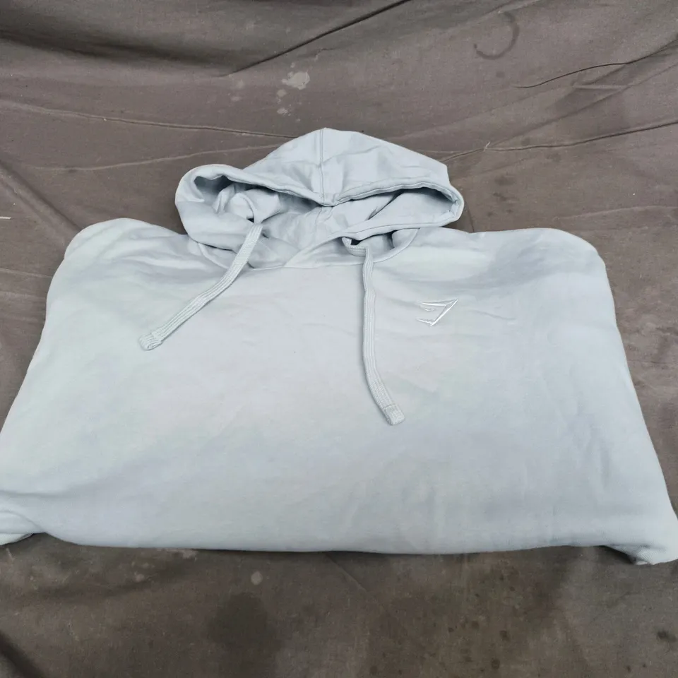 GYMSHARK HOODIE – LIGHT GREY, UK XL