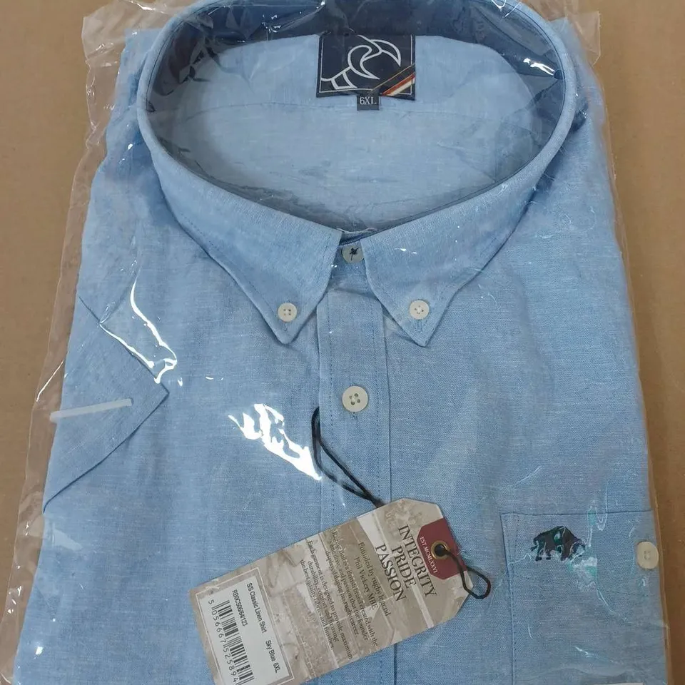RAGINGBULL SHIRT IN LIGHT BLUE - 6XL