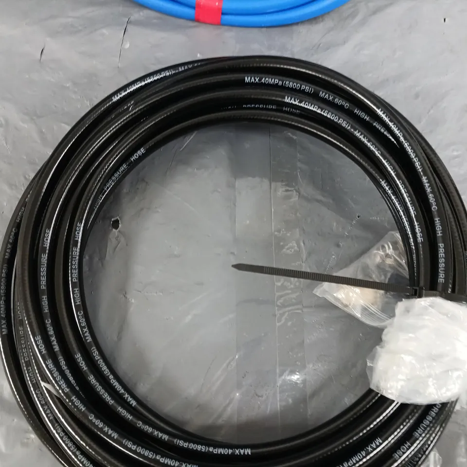 FOUR ASSORTED VEHICLE PIPES AND CABLES TO INCLUDE; AIR COMPRESSOR PIPE AND COMPLETE CABLE SETS 