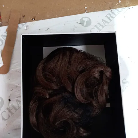 EASILOCKS ELASTICATED CURLY SCRUNCHIE - BROWN OMBRE