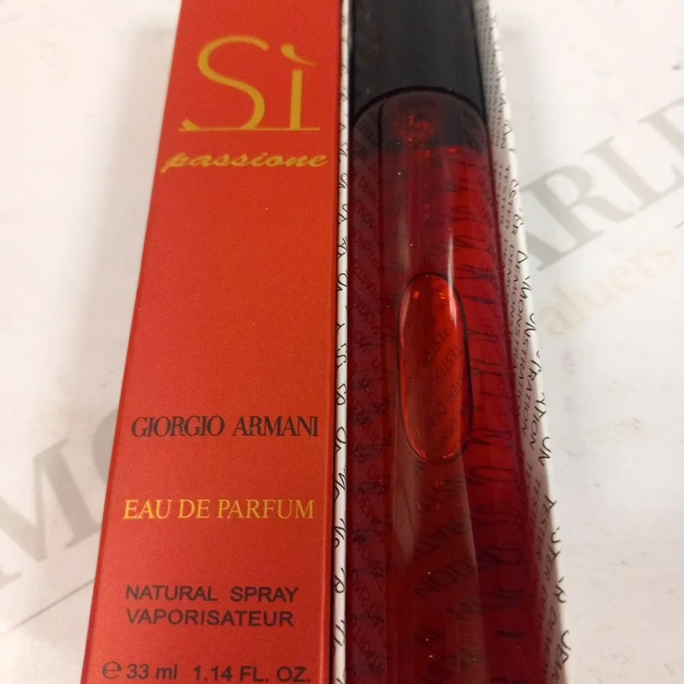 BOXED SI PASSIONE GIOGIO ARMANI EAU DE PARFUM 33ML