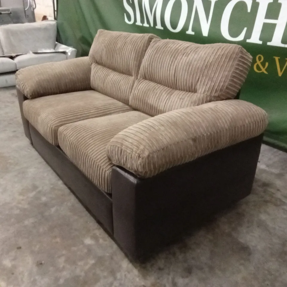 ARMSTRONG 2 SEATER SOFA - BROWN RRP £549