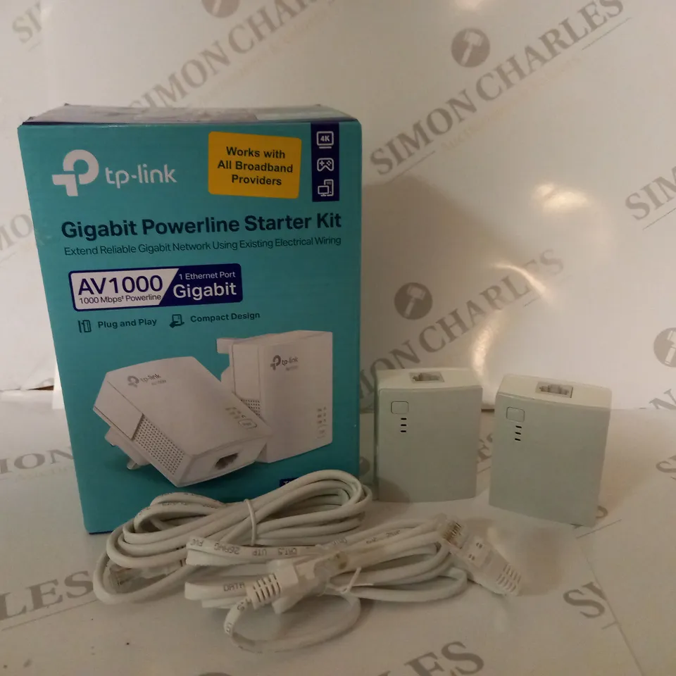 TP-LINK GIGABIT POWERLINE STARTER KIT