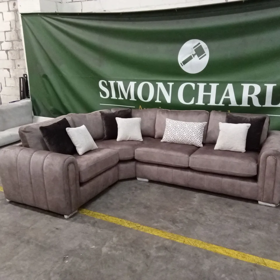 AMARA LEFT HAND DOUBLE ARM CORNER GROUP SOFA RRP £3199