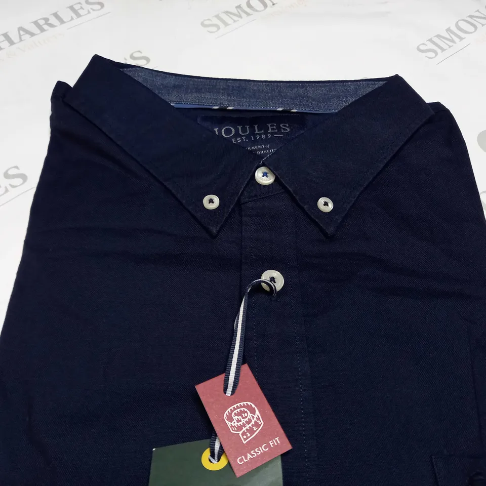 JOULES CLASSIC FIT OXFORD SHIRT IN NAVY - XXL