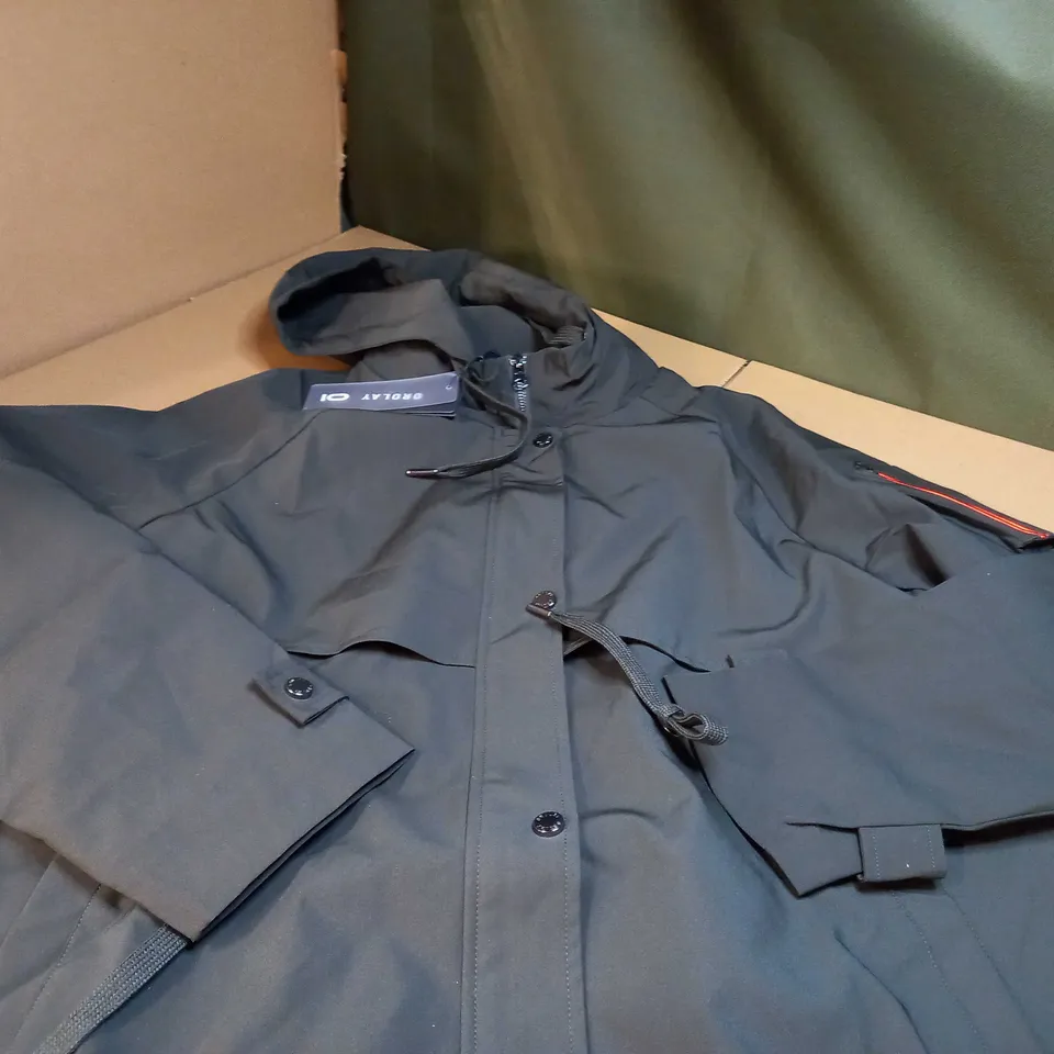 OROLAY DARK GREEN TRENCH COAT - XL