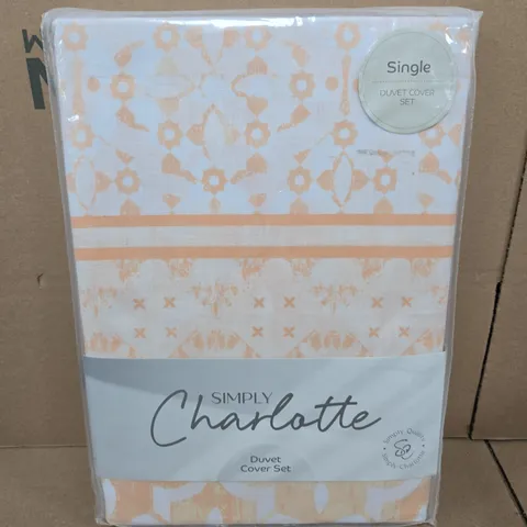 SIMPLY CHARLOTTE SINGLE DUVET COVER SET
