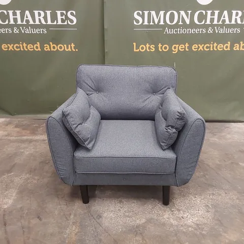 PAULO FABRIC ARMCHAIR - MIDNIGHT