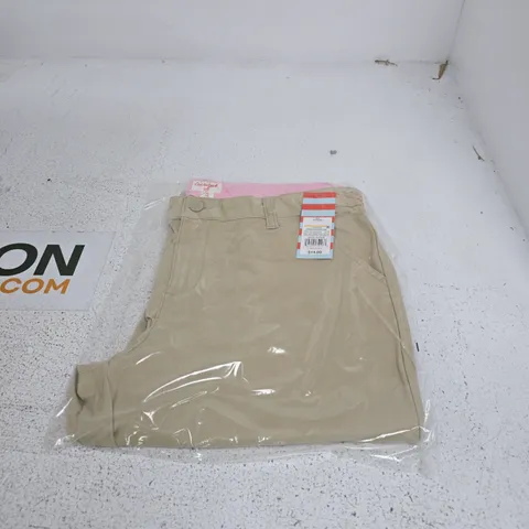 BOX OF APPROXIMATELY 12 X CAT & JACK SOURDOUGH BEIGE TROUSERS - SIZE 14 YEARS PLUS