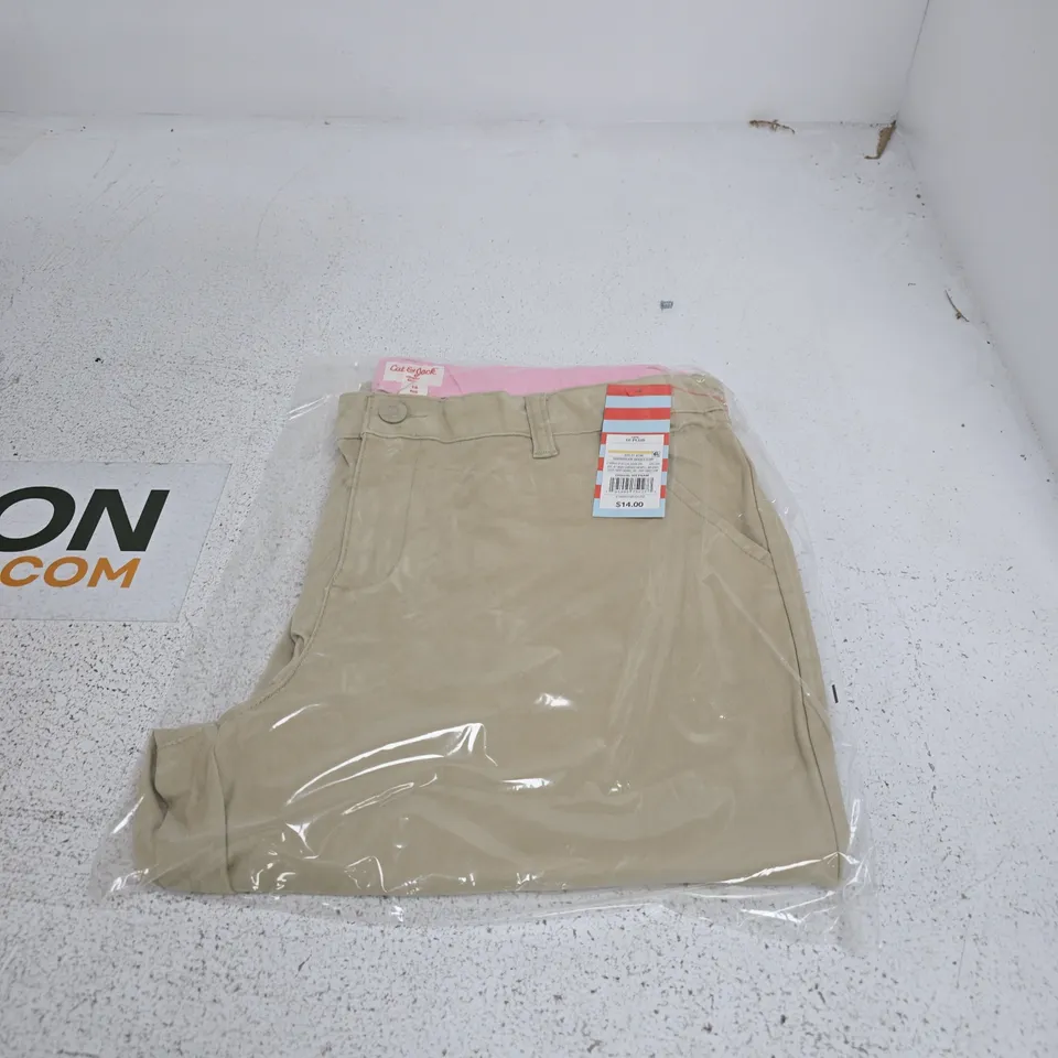 BOX OF APPROXIMATELY 12 X CAT & JACK SOURDOUGH BEIGE TROUSERS - SIZE 16 YEARS PLUS 