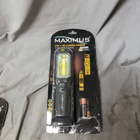 MAXIMUS 335 + 66 LUMEN POWER LED WORKING LAMP (3+1W) WITH BATTERIES