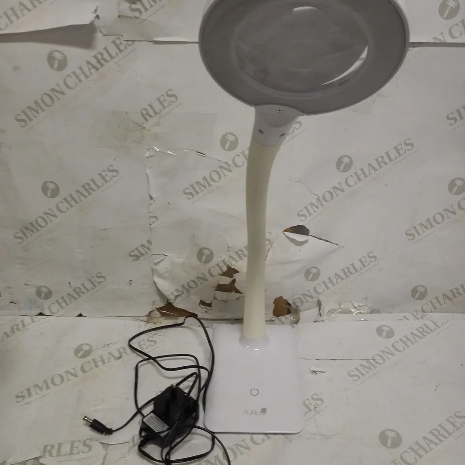 PURELITE LED DESK MAGNIFYING LAMP