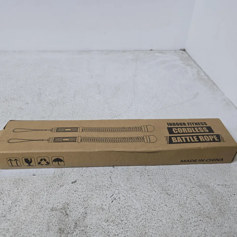 INDOOR FITNESS CORDLESS BATTLE ROPE – BOXED