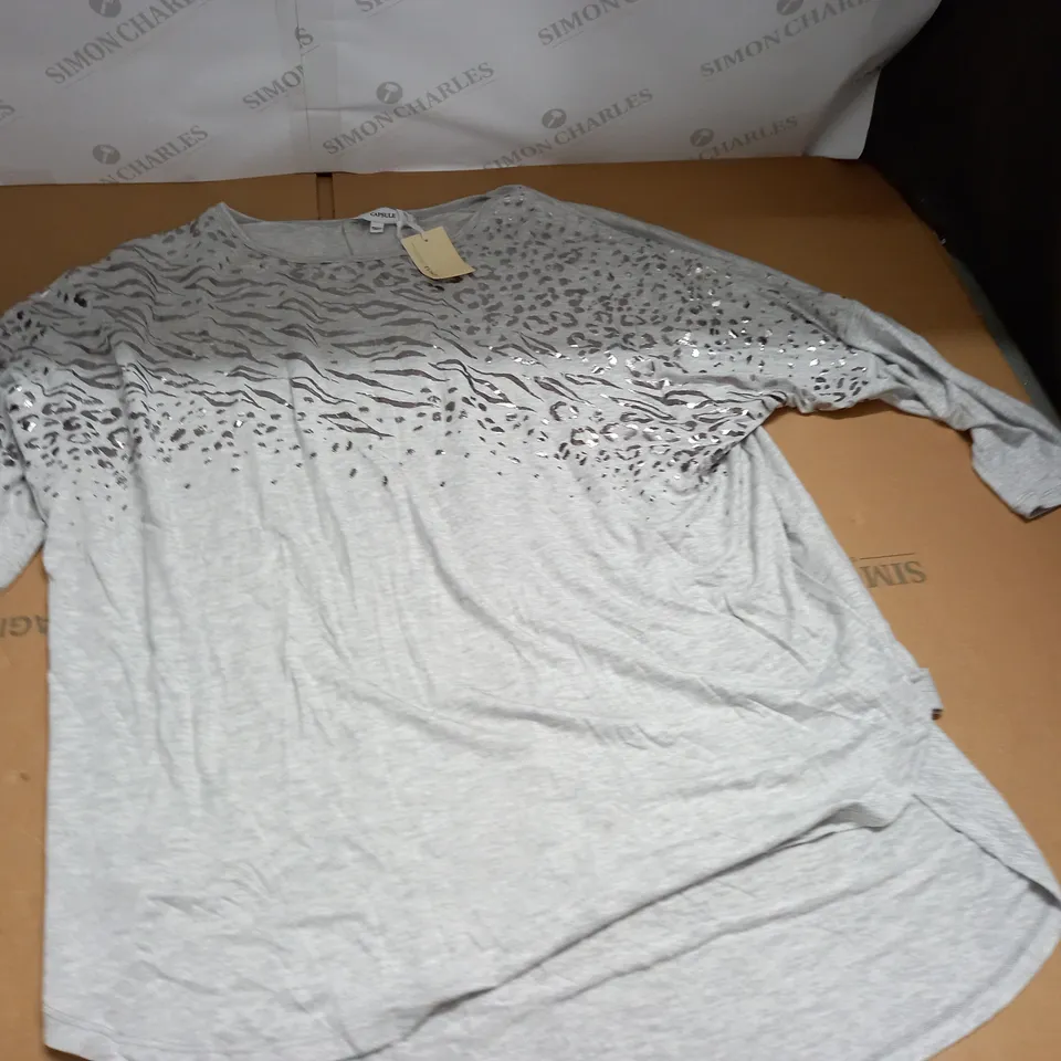 CAPSULE GREY LS SHIRT - UK 22
