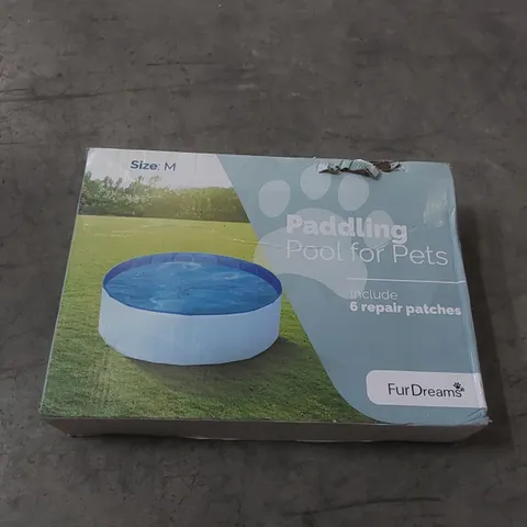 BOXED FURDREAMS PADDLING POOL FOR PETS 