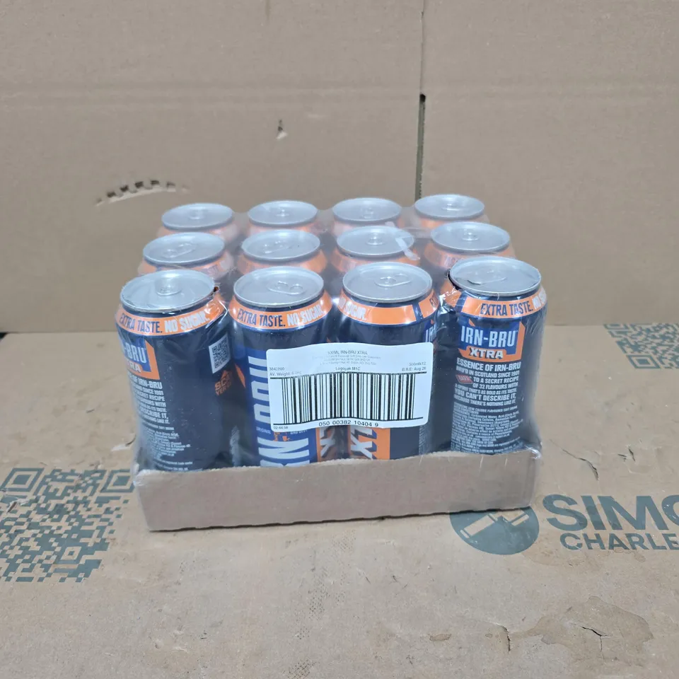 IRN-BRU XTRA 500ML CANS – PACK OF 12