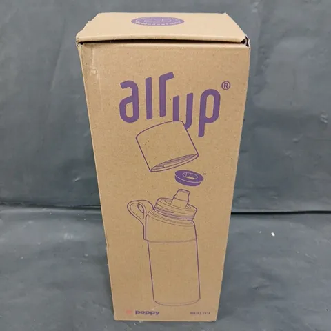 BOXED SEALED AIRUP DRINKS BOTTLE IN POPPY - 600ML 