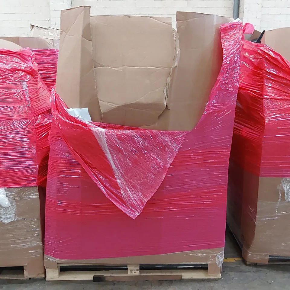 PALLET OF ASSORTED ITEMS INCLUDING: GARDEN CANOPY, VINTAGE TURNTABLE, ELECTRONIC KEYBOARD, CAMERA DANCE MATS, MEDICAL TRAINING KIT