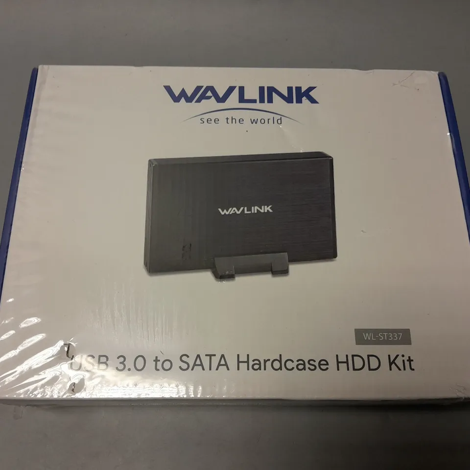 SEALED WAVLINK USB 3.0 TO SATA HARDCASE HDD KIT - WL-ST337