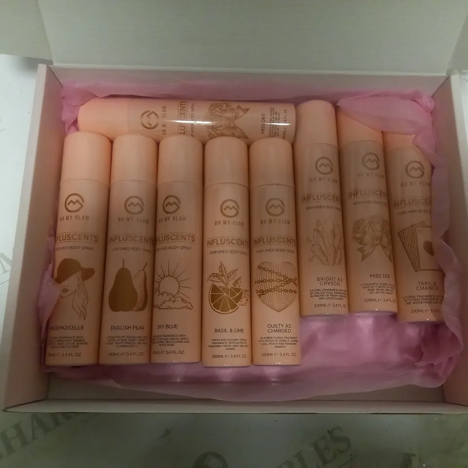 OH MY GLAM INFLUSCENTS PERFUMED BODY SPRAYS
