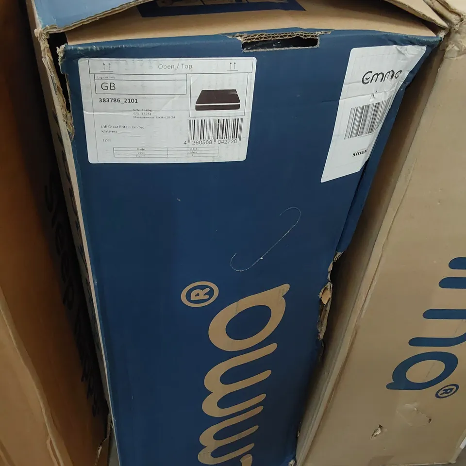 BOXED EMMA SINGLE MATTRESS 