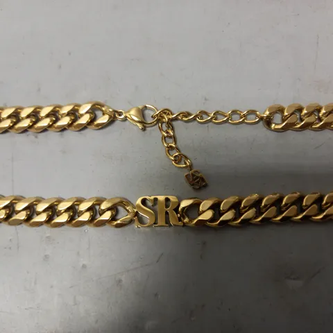 BOXED ABBOTT LYON CUSTOM INITIAL CHAIN NECKLACE IN GOLD
