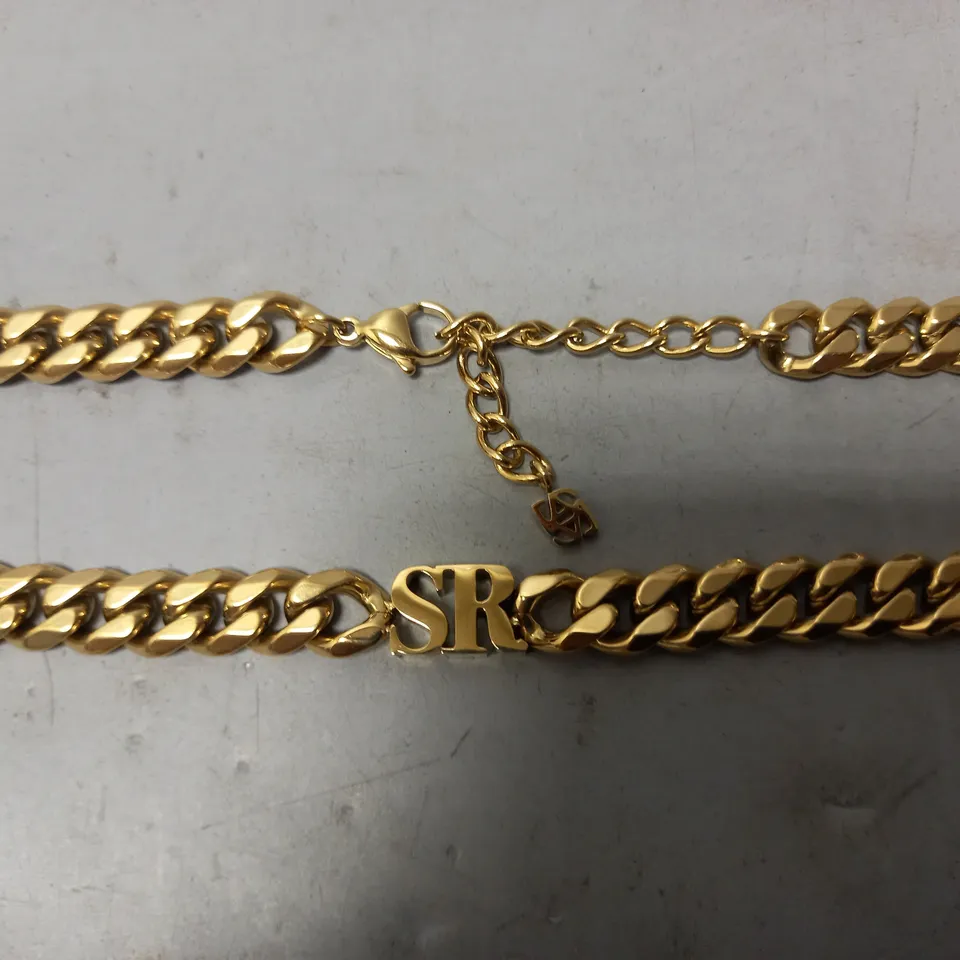 BOXED ABBOTT LYON CUSTOM INITIAL CHAIN NECKLACE IN GOLD
