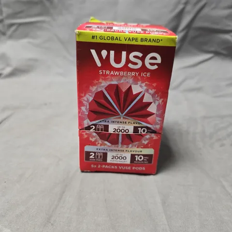 VUSE STRAWBERRY ICE NICOTINE PODS – 5X 2-PACKS (2×10 MG/ML PER PACK)
