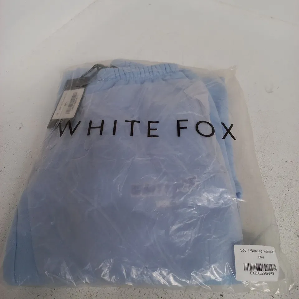 WHITE FOX WOMEN'S WIDE LEG SWEATPANTS – BLUE, XS