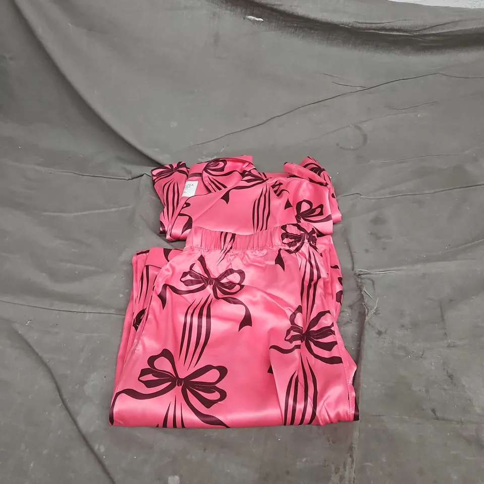 CHELSEA PEERS NEW YORK PINK PYJAMA SET SIZE 10 SMALL WITH TAGS