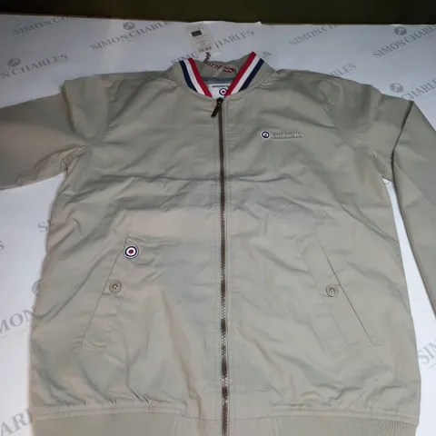 LAMBRETTA MENS TRIPLE TIPPED MONKEY JACKET - SMALL