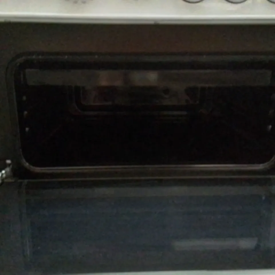 BOXED SWAN SX16720W 60CM ELECTRIC TWIN OVEN CERAMIC HOB COOKER - WHITE