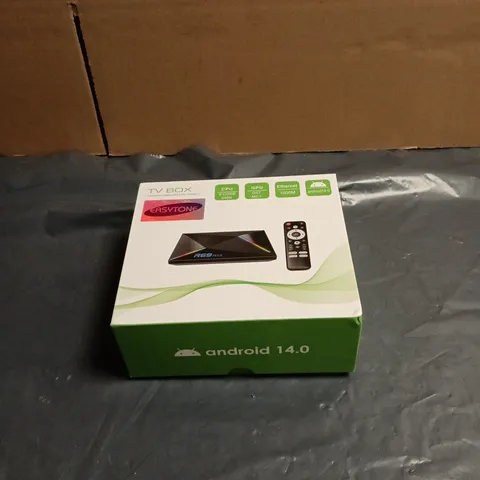 TV BOX OCTA CORE CORTEX A55 GPU G57MC1 ANDROID 14.0 EASYTONE BOXED