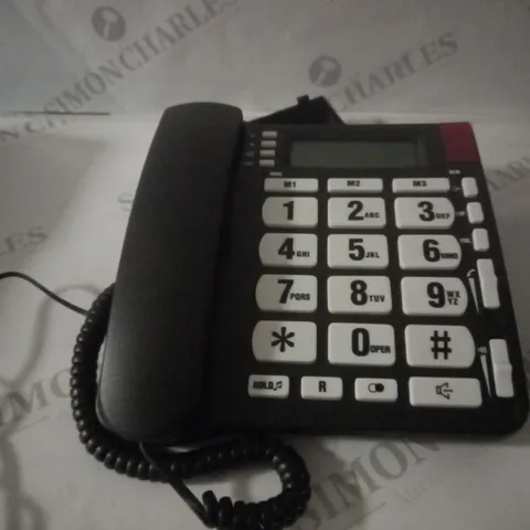 BOXED ASDA TECH BIG BUTTON LANDLINE PHONE