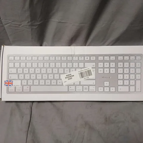 BOXED AND SEALED CHERRY KC 6000C FOR MAC KEYBOARD – UK LAYOUT (CORDED)