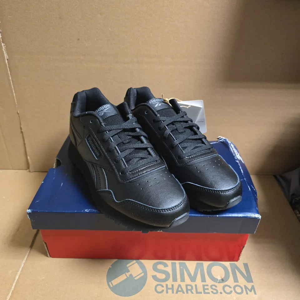 REEBOK ROYAL GLIDE KIDS RUNNING SHOES – BLACK, UK 5.5