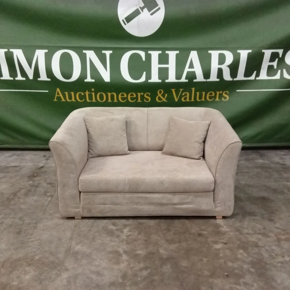 KENSTER FABRIC SOFA BED - NATURAL RRP £399