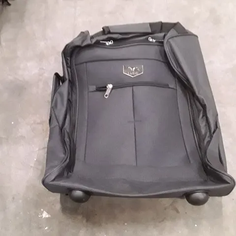 UNBOXED KEPLIN LUGG SMALL SIZE TRAVEL LUGGAGE WITH WHEELS BLACK COLOUR