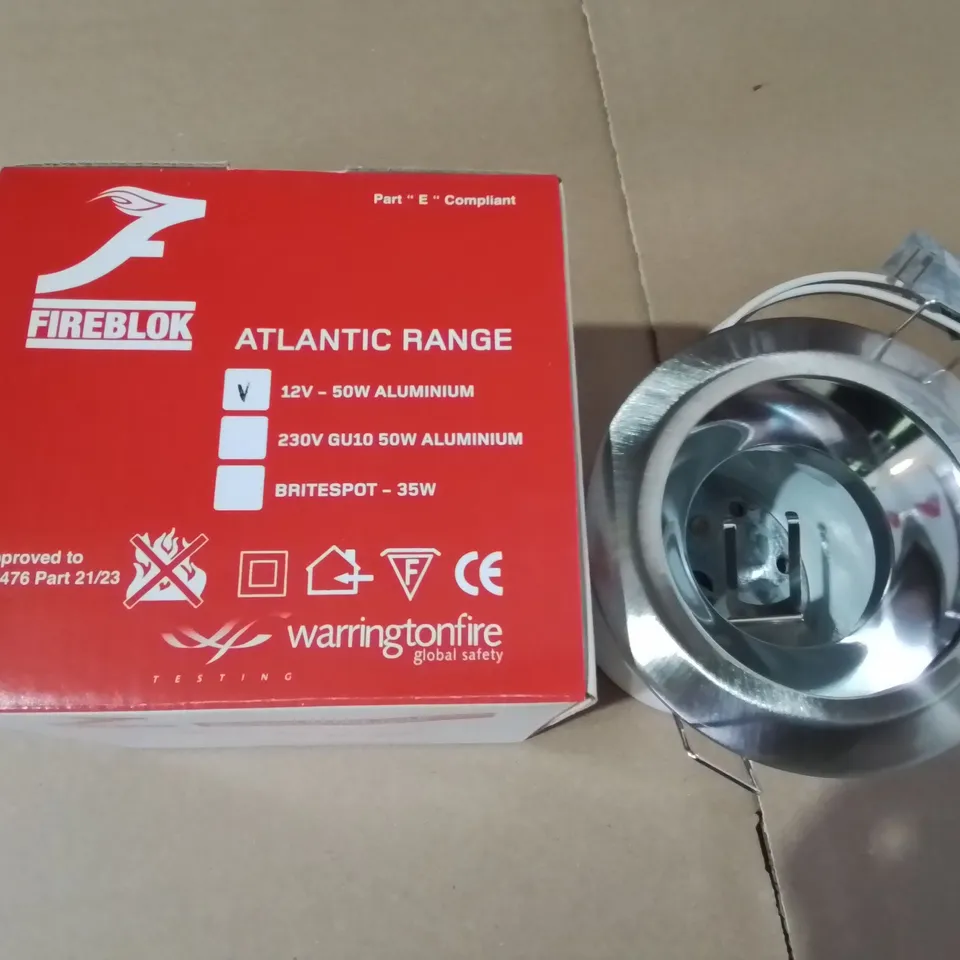 LOT OF APPROXIMATELY 48 BOXED AS NEW FIREBLOK ATLANTIC RANGE 100 MINUTE FIRE RATED DOWNLIGHTS