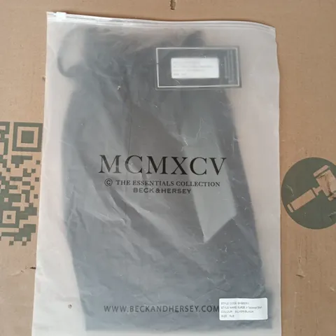 BAGGED BECK & HERSEY SURGE JR TECHNICAL SHORTS IN BLACK/SILVER SIZE XLB