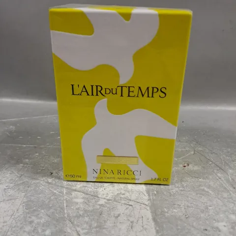 BOXED AND SEALED NINA RICCI L'AIR DU TEMPS EAU DE TOILETTE 50ML