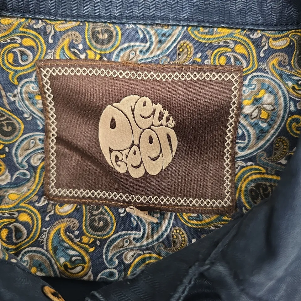 PRETTY GREEN DENIM OVERSHIRT – SIZE M